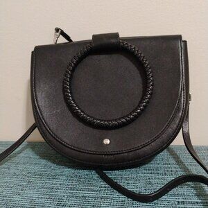 Black leather THEORY Whitney bag